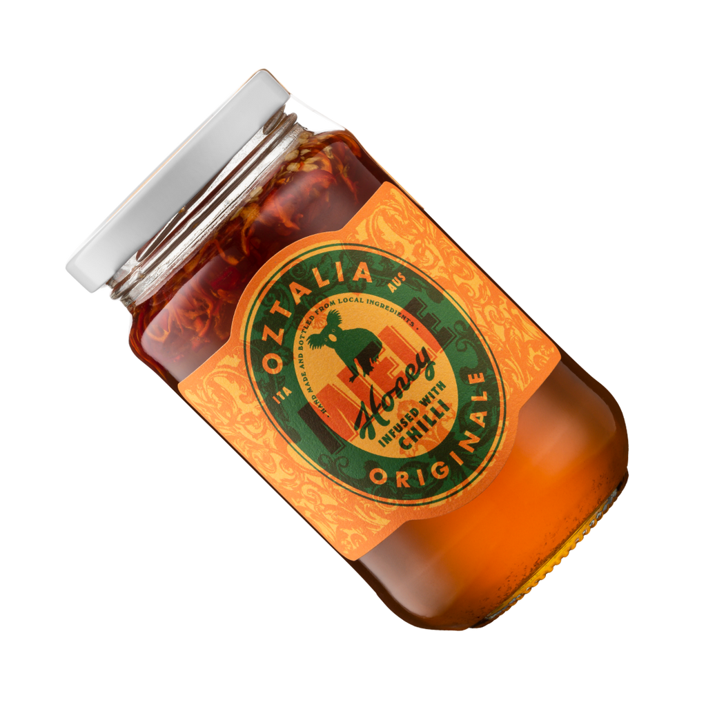 Chilli Honey 475g - 100% Natural Raw Fleurieu Honey & McLaren Vale Red Chillies
